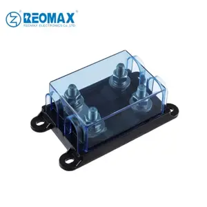 ANM Car Auto Bolt Down Fuse Box 2 4 6 8 Way Multi Ways MEGA Fuse Holder Car Audio Distribution Block with Stud Mount Screw Fix