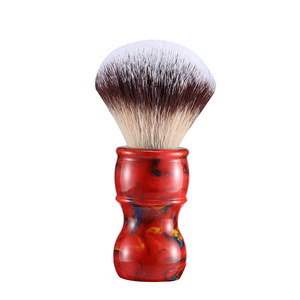 Maclura Brosse à raser Super Badger pour homme avec poils synthétiques en nylon et manche en résine - Product Image 1