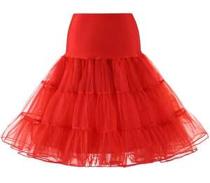 Ecowalson <span class=keywords><strong>court</strong></span> Organza Halloween <span class=keywords><strong>jupon</strong></span> Crinoline Vintage <span class=keywords><strong>mariage</strong></span> mariée pour robes sous-jupe Rockabilly Tutu - Product Image 2