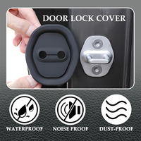 Coussin de protection universel en silicone épaissi anti-choc pour porte de voiture, coussin amortisseur de choc, couvercle de protection pour loquet de porte