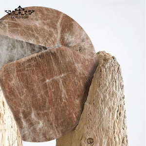 Goldtop <b>Stone</b> Polished Surface Hard and Wear-Resistant Patagonia Brown Quartzite Slabs For Interior Wall Background Decoration - Product Image 3