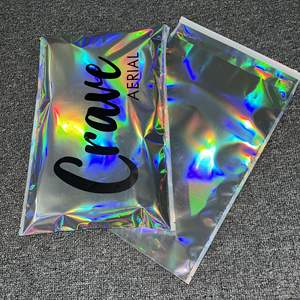 Custom Printed Luxury Holographic Metallized Poly Waterproof Tear-Proof <b>Mailing</b> Postage Packaging <b>Bag</b> with Logo - Product Image 4