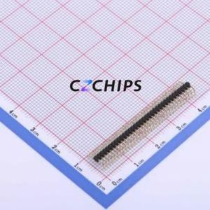 X1311WR-34J-C26D40 Pin Header Bent Lead Through Hole,P=1.27mm Connector 1x34P 1.27mm 1.27mm Pin Header - Product Image 2