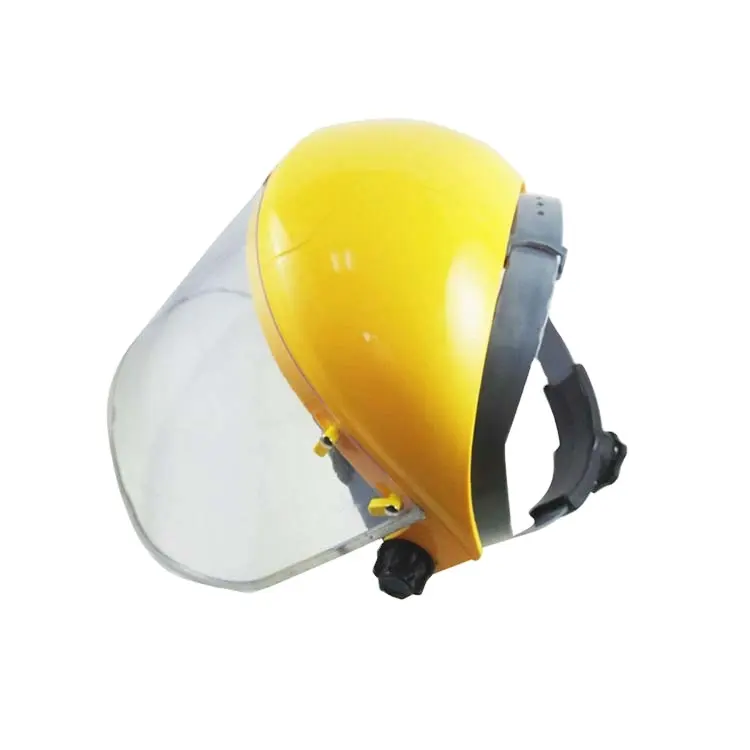 Heavy Duty Protective Visor Anti-Fog Full Face Plastic Transparent Fluid Resistant Protective Face Shield