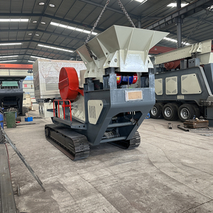 Crawler Concrete Mobile Jaw Crusher Small Crawler Crusher <strong>Machine</strong> With Gasoline / Diesel Engines Factory Price - Product Image 2