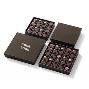 กล่องช็อกโกแลตของขวัญสุดหรูแบบกำหนดเอง ทำจากกระดาษแข็งย่อยสลายได้ พร้อมช่องใส่ของด้านใน ขายส่ง - Product Image 4