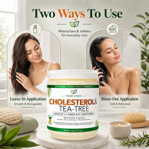 Masque capillaire adoucissant et revitalisant en profondeur à l'huile d'arbre à thé pour cheveux naturels – Approvisionnement en gros - Product Image 4