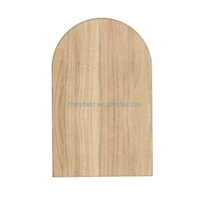 Arco a forma di acero pezzi di nozze tavolo commemorativo segno di legno blocchi di legno spazi vuoti in legno di acero placca di legno per arte artigianale - Product Image 1