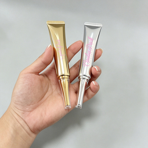 Tube souple cosmétique vide de 30 ml, en aluminium doré ou argenté, pour emballage de soins de la peau, crème pour les mains, lotion, avec logo et boîte personnalisés - Product Image 1
