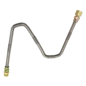Kit de Conector de Línea de Gas Flexible de Acero Inoxidable Plateado de 1/2" OD x 1/2" ID y 24 Pulgadas, Sin Silbido, para Estufas de Gas Natural y <span class=keywords><strong>Chimeneas</strong></span> - Product Image 6