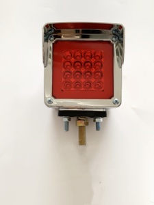 Kit luci rimorchio camion a Led, luci a doppia faccia a led luci parafango a piedistallo a led con visiera cromata per freightliner century <span class=keywords><strong>columbia</strong></span> - Product Image 4