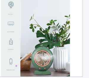 Wholesale Home Charging Table Small Mini Air Conditioning Fan Dormitory Humidification Spray Cooling - Product Image 5