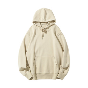 Sweat-shirt à capuche à manches longues en tissu double face sain 300g coupe ample automne pour hommes et femmes - Product Image 1