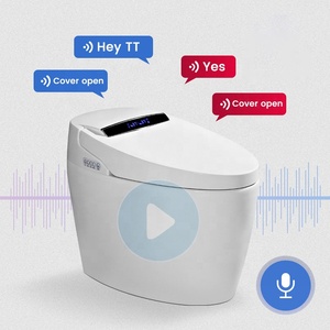 Inodoro Inteligente de Una Pieza a Bajo Precio, con Sensor de Pie para Autolimpieza, Asiento con Calefacción, Inodoro Inteligente para Baño - Product Image 3