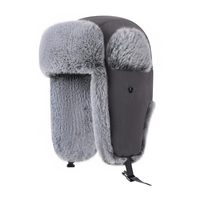Gorro Ushanka QJ OEM Personalizado, Térmico, Cálido, de Invierno, Forrado de Felpa, Estilo Lei Feng, Cortavientos, con Protección para las Orejas, para Esquí y Ciclismo