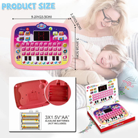 Enfants populaires éducation précoce B/O Tool Kids Tablet Toddler Learning Pad avec écran LED