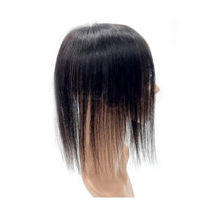 Peluca de cabello humano coreano premium hecha a mano en Corea (9x10) - 12 pulgadas, calidad de salón, textura lisa y natural. - Product Image 4