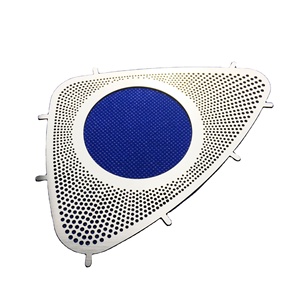 MACHSWON Universal 12 Inch Black Metal Car Bar Grille Subwoofer Speaker Grill Cover Protector For Car