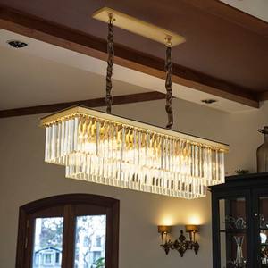 교수형 프리즘과 럭셔리 스모키 크리스탈 천장 샹들리에 침실 식당 거실을위한 우아한 조명 - Product Image 4
