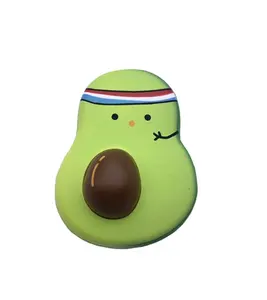 Pu Sticker Zachte Squishy Sticker Telefoon Decoratie Paster Stress Avocado Stuk-3