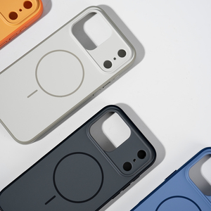 Nhà Máy Bán buôn dual tone ống kính máy ảnh PC trường hợp đối với iPhone 17 Pro Max từ da cảm thấy điện thoại di động bảo vệ cũng tương thích - Product Image 6