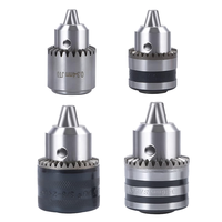 Mandrin de perçage manuel en acier de type clé B16, 1,5-13 mm, haute qualité, queue droite, 3 mors, haute précision