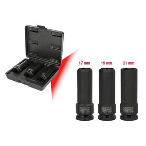 KS TOOLS-515,0605 Juego de Vasos de impacto especial de 1/2 ''para placas de seguimiento atornilladas (3 piezas) TOMAS DE IMPACTO Y ACCESORIOS - Product Image 3