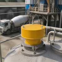 Soupape de décompression pour silo en acier inoxydable Hua Hang, garantie 1 an, pour silo à ciment, bac à poudre, station de mélange de béton
