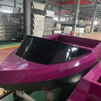 Bateau à réaction en aluminium innovant de 12 pieds, qualité marine, pour les aventures en plein air avec une coque haute résistance