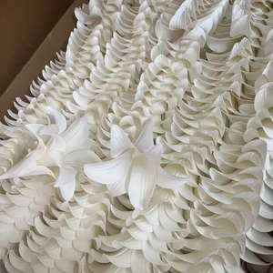 Testa di Giglio Artificiale in Schiuma EVA per Decorazioni Nuziali Sospese, Fiore Artificiale per <span class=keywords><strong>Soffitto</strong></span>, Decorazione per Hotel - Product Image 2