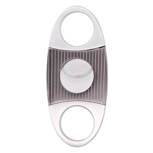 Coupe-cigares à double lame en acier inoxydable, pointe ronde, portable, pour outils de fumage de cigares, spécifications en vrac - Product Image 4
