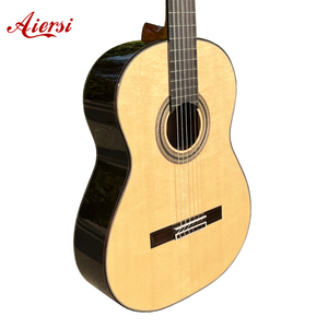 Venta de Fábrica, <span class=keywords><strong>Guitarra</strong></span> Clásica de Cedro Alemán y Palisandro Indio de 39 Pulgadas, Cuerdas de Nylon, Totalmente Sólida, Estilo Vintage - Product Image 2