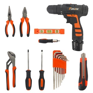 Ensemble d'outils électriques de 120 pièces pour le travail du bois, perceuse à percussion et réparation domestique, pour électriciens et applications industrielles - Product Image 6