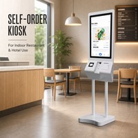 27-Zoll-Modell Kapazitiver Touchscreen Selbstbedienungs-Kiosk mit 8-mm-Drucker für Restaurant- und Einzelhandelsbestellungen