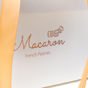IMEE – boîte blanche de luxe haut de gamme, élégante, feuille d'or 8 grilles, grand papier <span class=keywords><strong>Macaron</strong></span>, boîte cadeau avec sac - Product Image 6