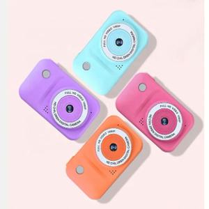 Nouvel appareil photo numérique pour enfants (filles et garçons) avec écran 2,4 pouces, capteur MOS, fonction selfie, design dessin animé, cadeau d'anniversaire, photographie en basse lumière, un clic - Product Image 1