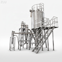 Nouveau sécheur par pulvérisation automatique en acier inoxydable ZLU pour la transformation alimentaire et chimique avec chauffage personnalisable