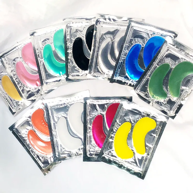 Hot Selling Moisturizing Collagen Crystal Hydrogel Under Eye Patch Mask Private Label Beauty Eyemask Custom Gel Eye Mask