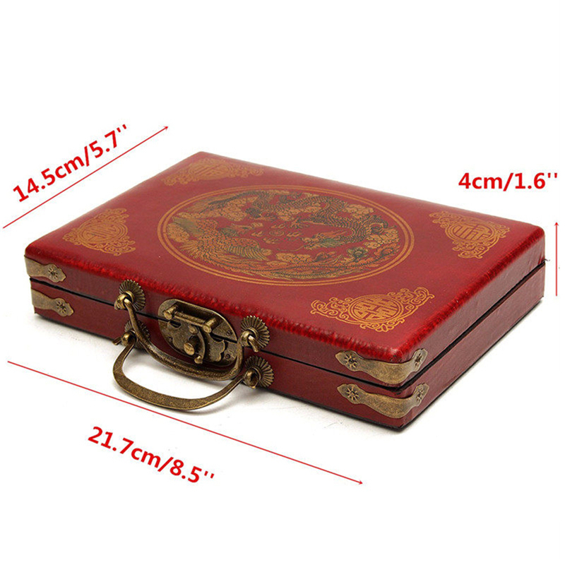 Ensembles de Mahjong Ensemble de Mahjong Chinois Accueil Portable Grand 144 Tuiles Ensemble de Jeu de Mahjong Classique avec Boîte de Rangement Solide Ensembles de Mahjong Ensemble de Mahjong Chinois Accueil Portable Grand 144 Tuiles Ensemble de Jeu de Mahjong Classique avec Boîte de Rangement Solide