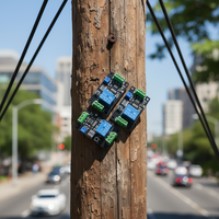 Module de relais TRM01 à verrouillage automatique, à temporisation, à maintien ou à déclenchement, compatible 5V/12V/24V avec le temporisateur NE555