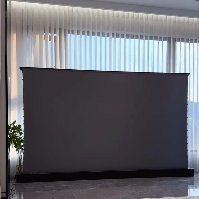 PerfecTisan 100 Inch Home Movie Night Fixed Frame Enhanced Long Throw ALR Projector Screen for Home Theater Cinema