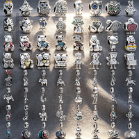 Nouveauté 2026 Perles en argent 925 motif petit ours pour femme, pour la création de bijoux DIY, attrayantes et tendance, pour usage quotidien, cadeau de fête, bijoux de luxe pour couple, vente en gros