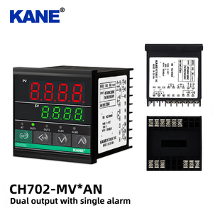 KANE CH702-MV * bir 72*72mm 220V AC/DC termostat tek Alarm ile akıllı dijital <span class=keywords><strong>PID</strong></span> sıcaklık kumandası çift çıkış - Product Image 1