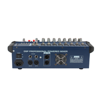 Amplificateur de puissance ELM PMX802D 250W 8 canaux avec interface USB, console musicale avec effets sonores pour scène et karaoké KTV