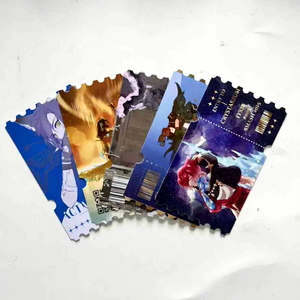 ตั๋วคอนเสิร์ต kpop เลเซอร์อะนิเมะแบบกำหนดเองแผ่นกากเพชร - Product Image 1