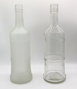 Bouteille en verre à liqueur givrée standard russe 700 ml 1000 ml - Product Image 4