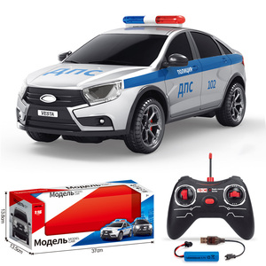 Điều khiển từ xa Xe LADA <span class=keywords><strong>c</strong></span>ảnh sát xe mô phỏng đồ chơi với đồ chơi <span class=keywords><strong>c</strong></span>ậu bé âm thanh và ánh sáng - Product Image 4