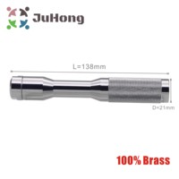 5.5 "Long Tilt Lock Grand Alésage Air Mandrin Extrémité Fermée Tige En Laiton 1/4" NPT Pneu Gonflage Air Mandrin Vélo Pneu Réparation Outil