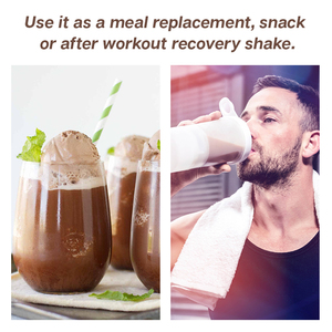 Kollajen ve lif ile tam Protein ve Vitamin Shake karışımı C vitamini özel kağıt tüp içerir - Product Image 3