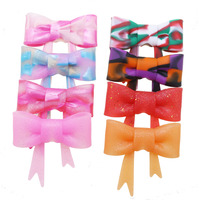 SYBBeads – Capuchons de paille en silicone personnalisés, imprimés, réutilisables, certifiés CE, avec nœud arc-en-ciel scintillant, pour gobelets de 30 et 40 oz – Accessoires